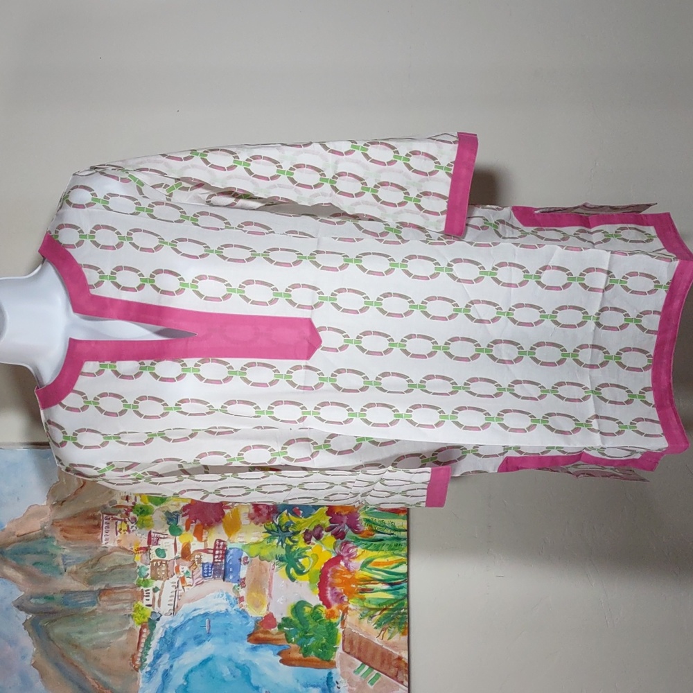 Malabar Bay Cotton Print Tunic Top